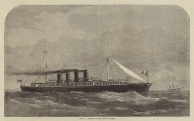 El Vapor de Paso del Canal del Sr. S J Mackie